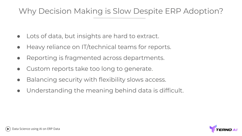 Data Science using AI on ERP Data: Unlocking Business Potential