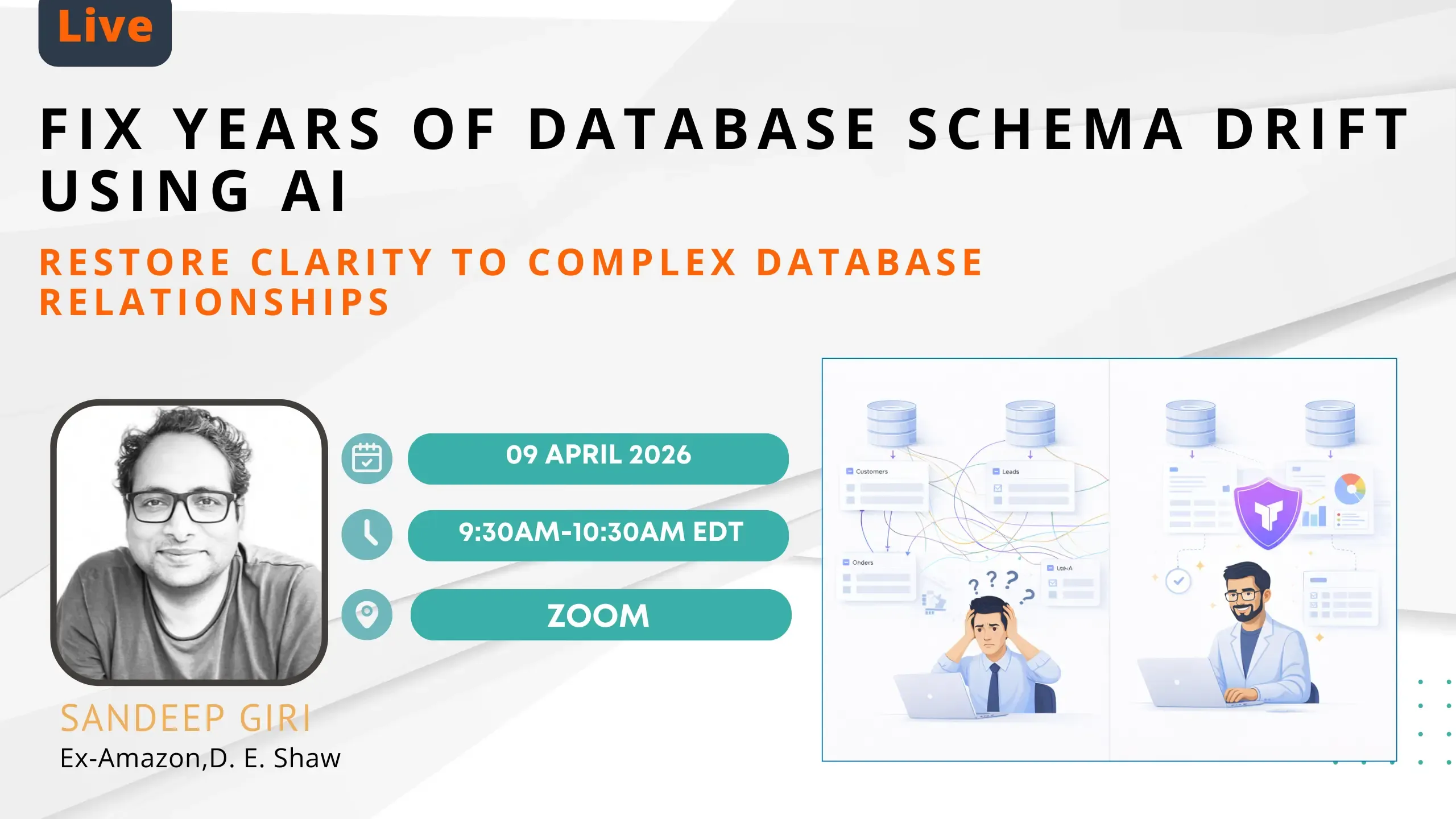 Fix Years of Database schema drift using AI (Desktop)