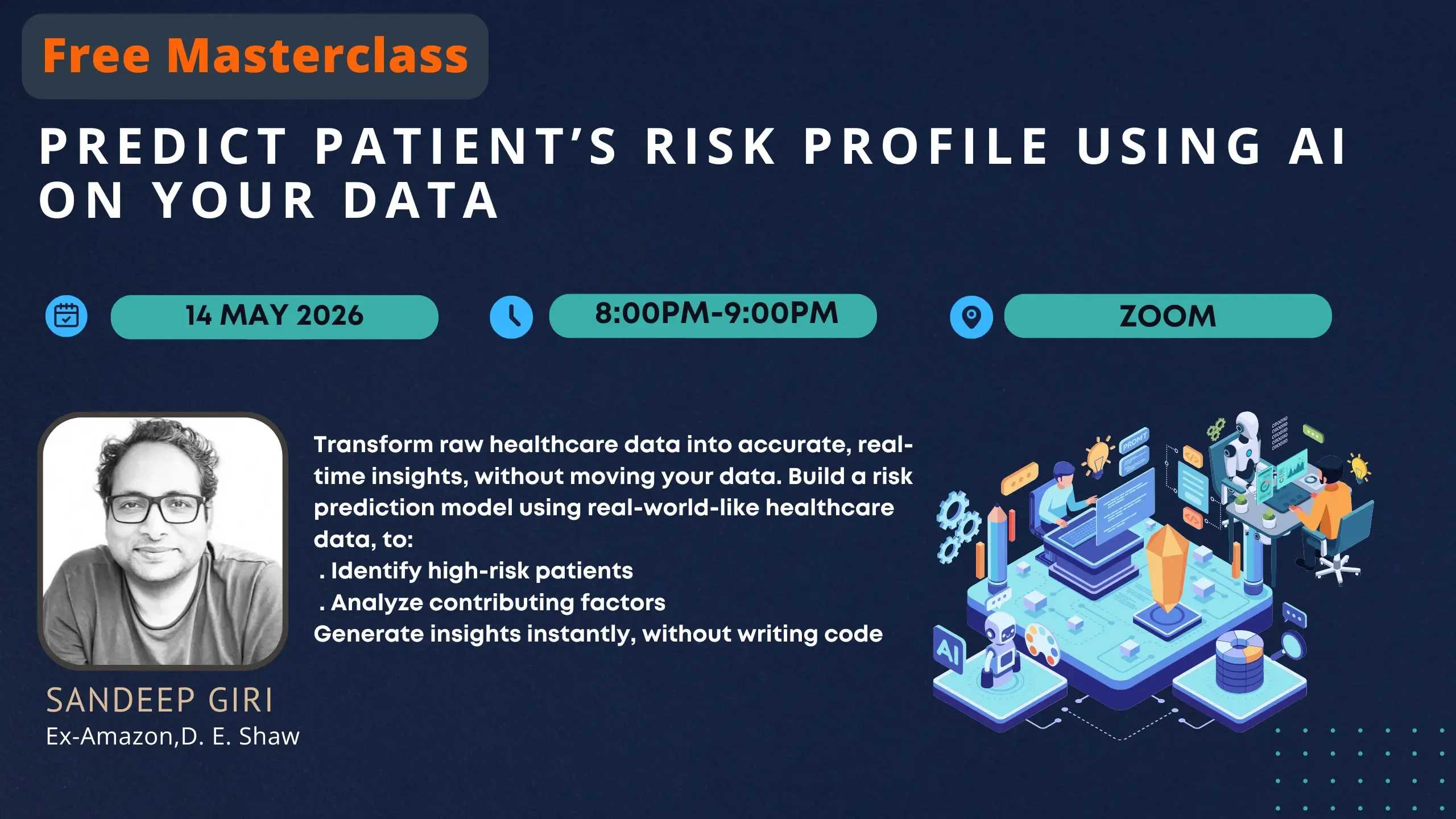 Predict Patient's Risk Profile Using AI on Your Data (Desktop)