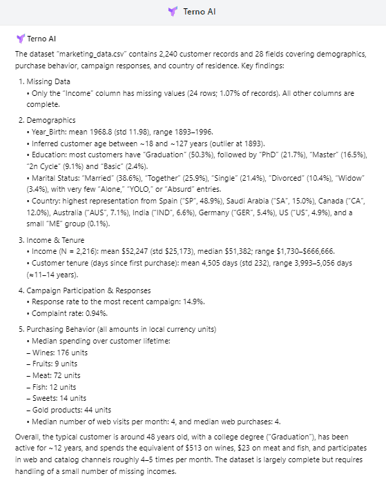 From Data Chaos to Marketing Mastery: How Terno AI Transforms Raw Numbers into Strategy
